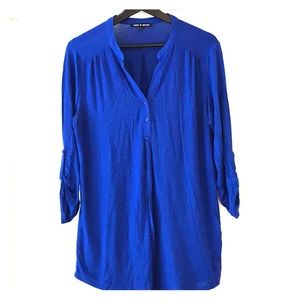 Cable & Gauge royal blue slinky top size L
